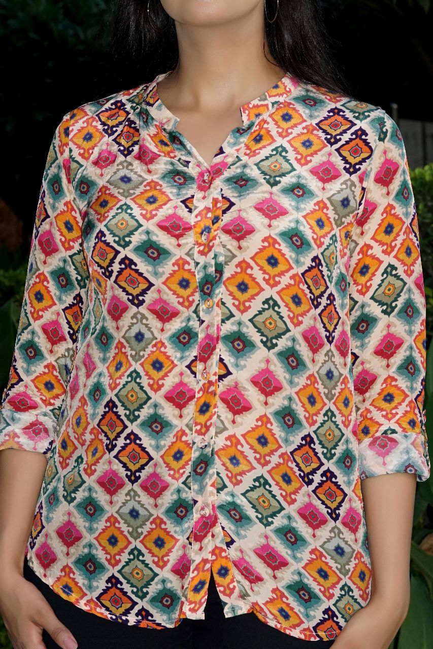 Rozaana Crepe Top | Shop for Crepe Tops Online